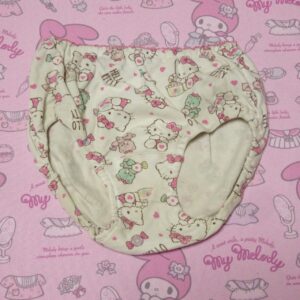 6982☆記名ありHelloKitty☆110サイズ☆コットン　ジュニア　ショーツ