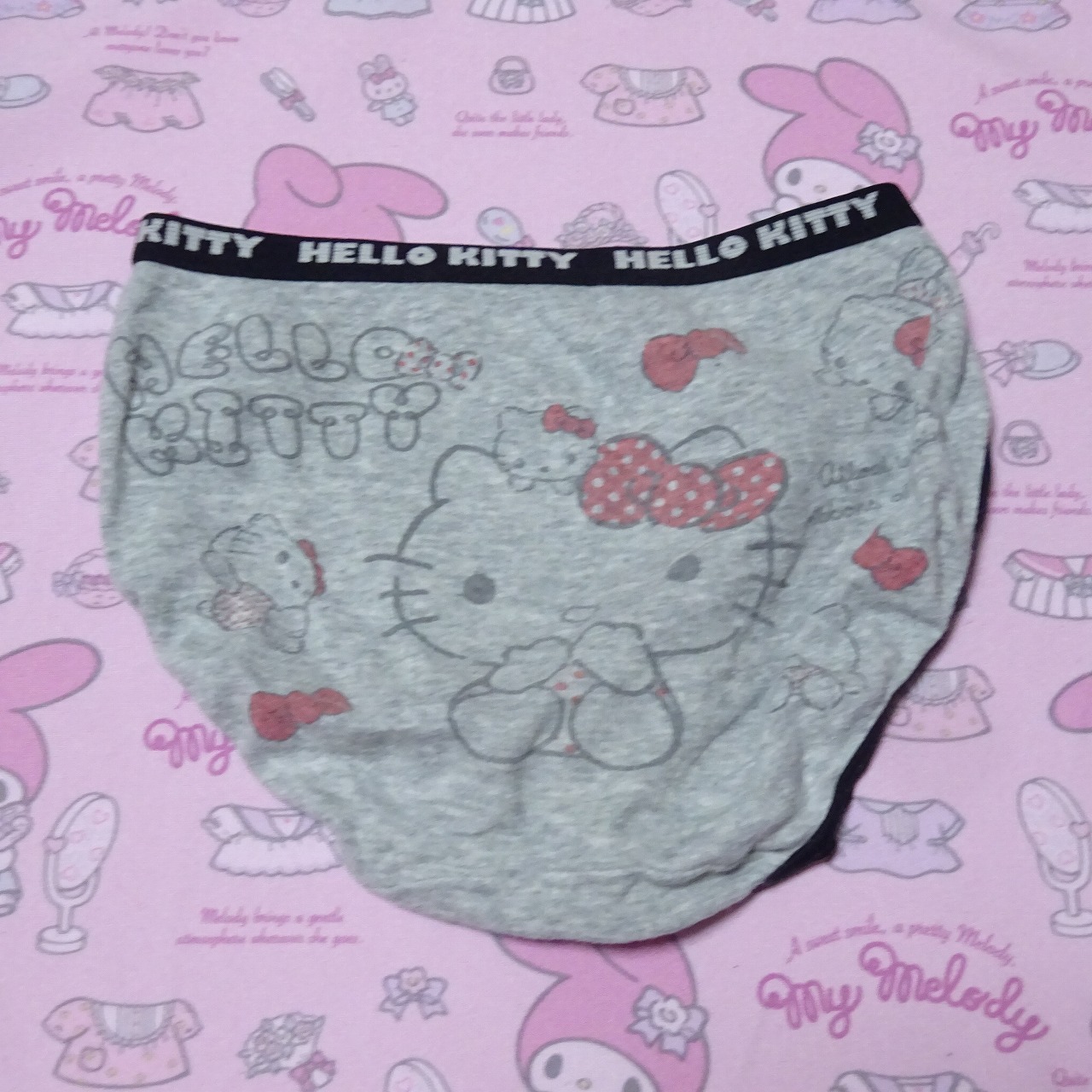 7570☆HalloKitty☆140サイズ☆ コットン ジュニア ショーツ - 画像 (2)