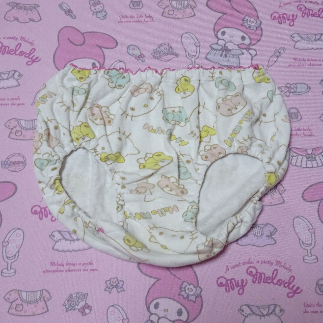 7582☆HalloKitty☆110サイズ☆ コットン ジュニア ショーツ - 画像 (3)