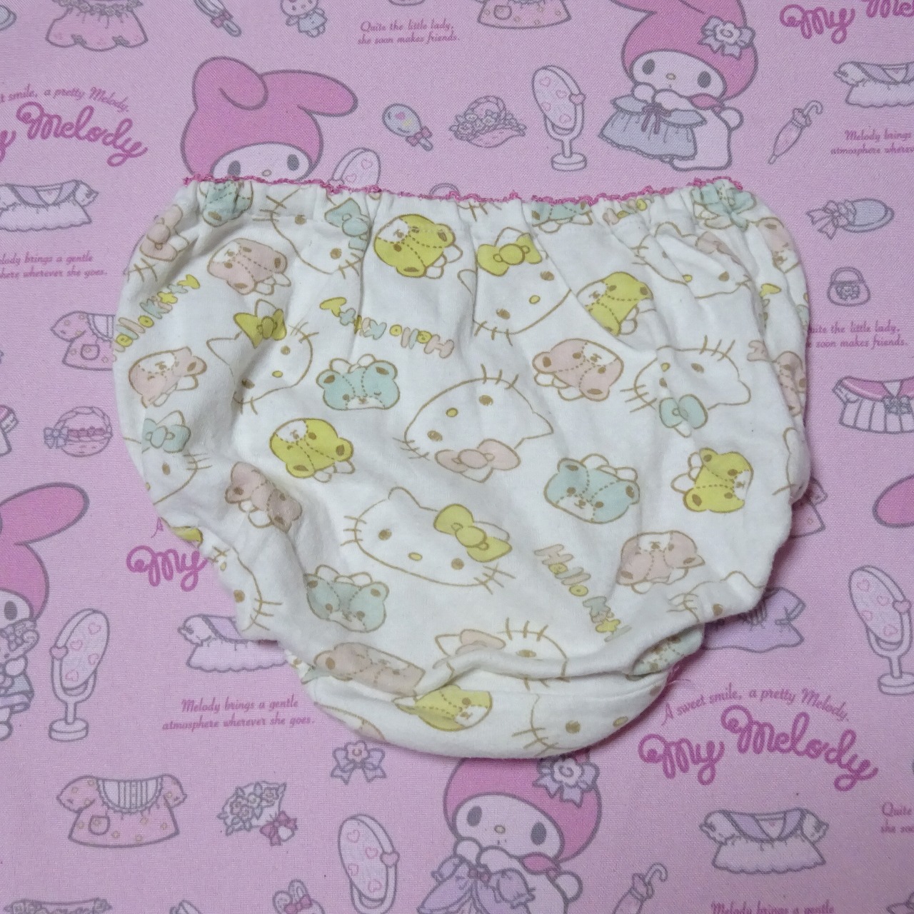 7582☆HalloKitty☆110サイズ☆ コットン ジュニア ショーツ - 画像 (2)