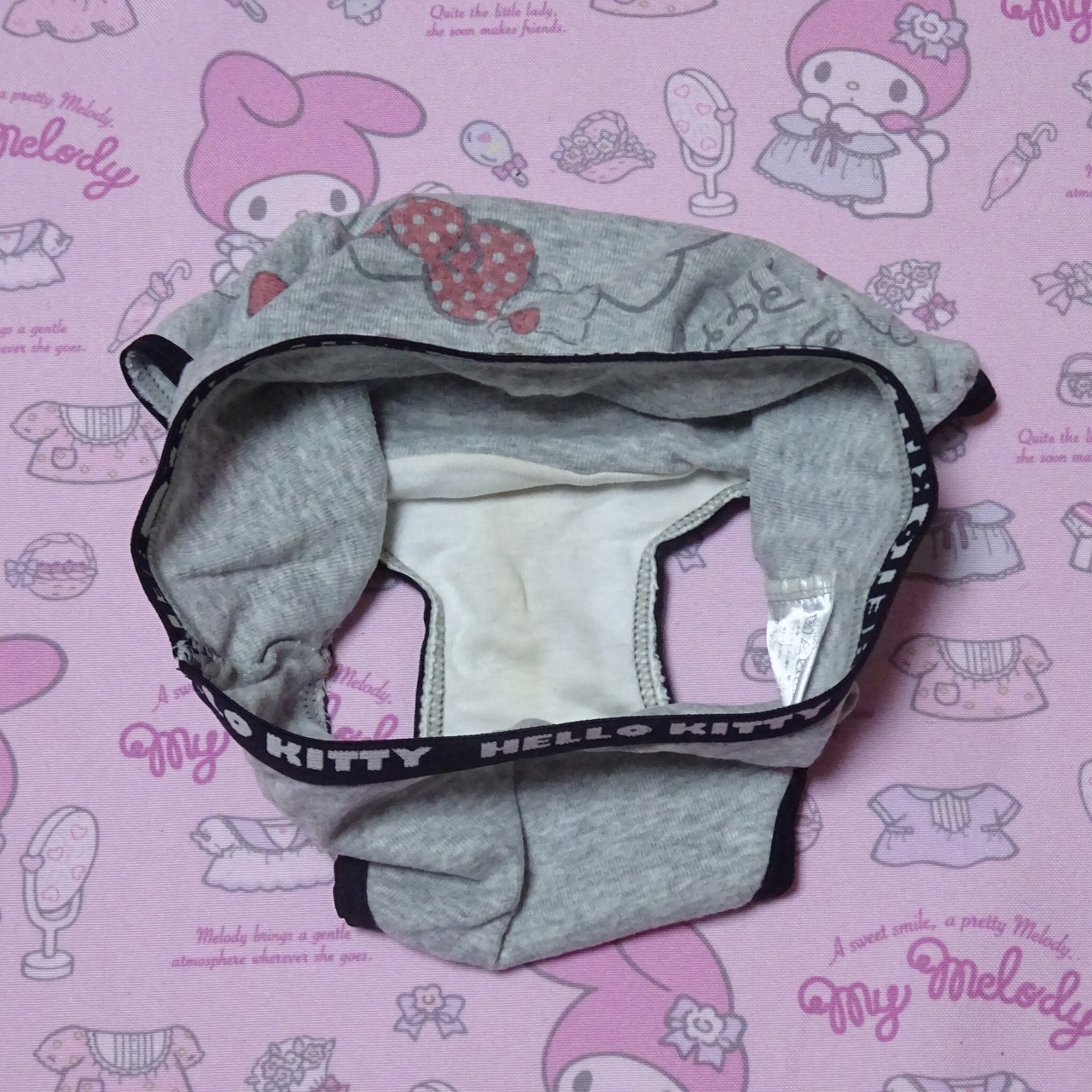 7570☆HalloKitty☆140サイズ☆ コットン ジュニア ショーツ