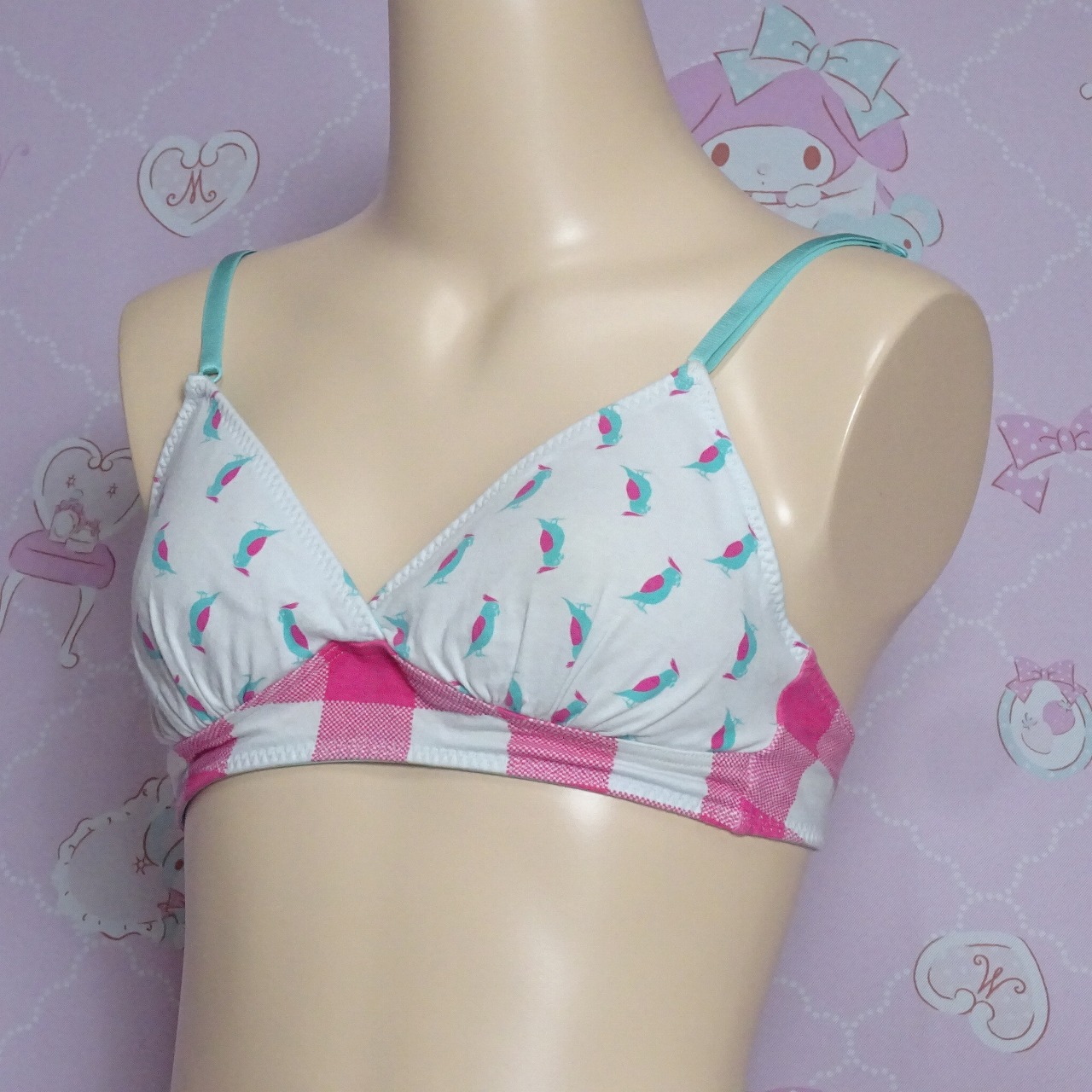 Z4224☆ワコールunnanacool☆ティーンズブラ☆Mサイズ☆女の子