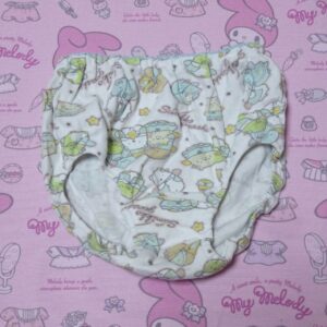 8124☆すみっコぐらし 120サイズ ジュニアショーツ コットン 綿100％ 総柄デザイン ファンシー 当時物 レトロ 古着 質感あり