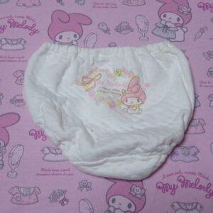 8160☆マイメロディ 100サイズ ジュニアショーツ コットン 綿100％ 記名あり サンリオ ファンシー 当時物 レトロ 古着 質感あり
