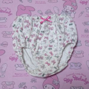 8161☆記名あり☆HelloKitty☆110サイズ☆コットン　ジュニア　ショーツ