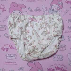 8166☆記名あり☆Hellokitty☆110サイズ相当☆コットン　ジュニア　ショーツ