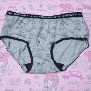 8251 【Mサイズ】スヌーピー ショーツ used グレー キャラクター 中古販売 女児向け古着 1点もの