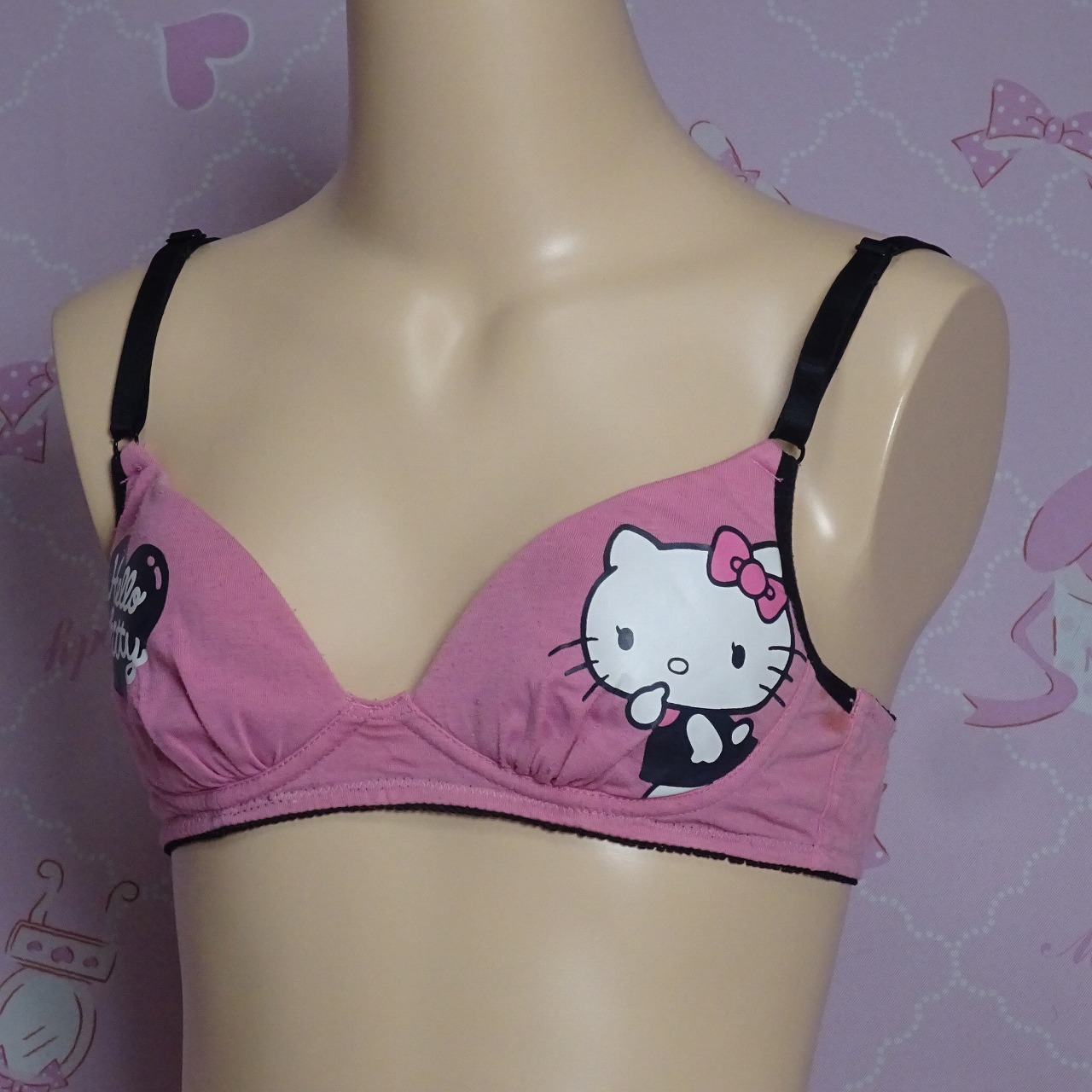 8504☆HelloKitty☆ティーンズブラ☆Sサイズ☆女の子
