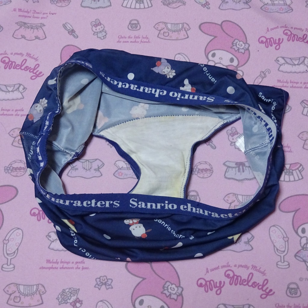 8594☆サンリオ Mサイズ☆ツルツル コットン ジュニア ショーツ - 画像 (3)