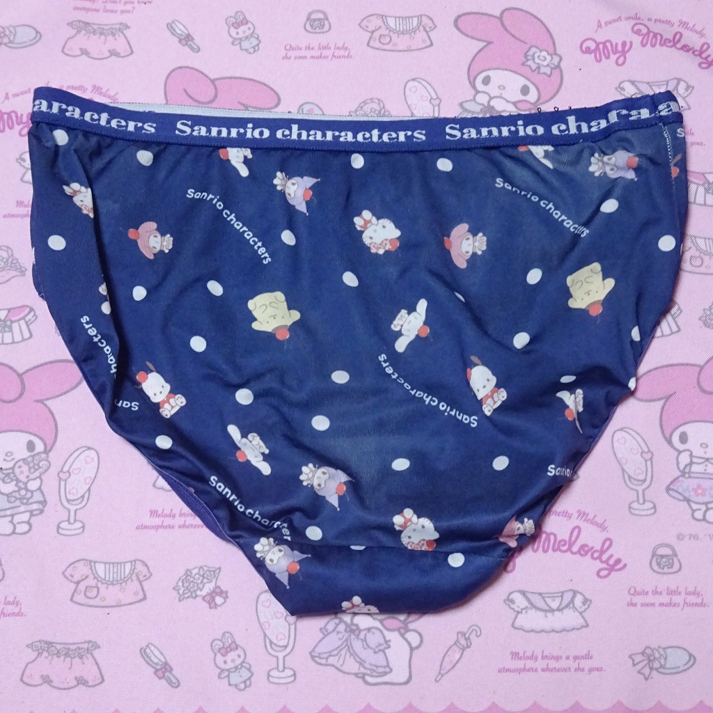 8594☆サンリオ Mサイズ☆ツルツル コットン ジュニア ショーツ - 画像 (2)