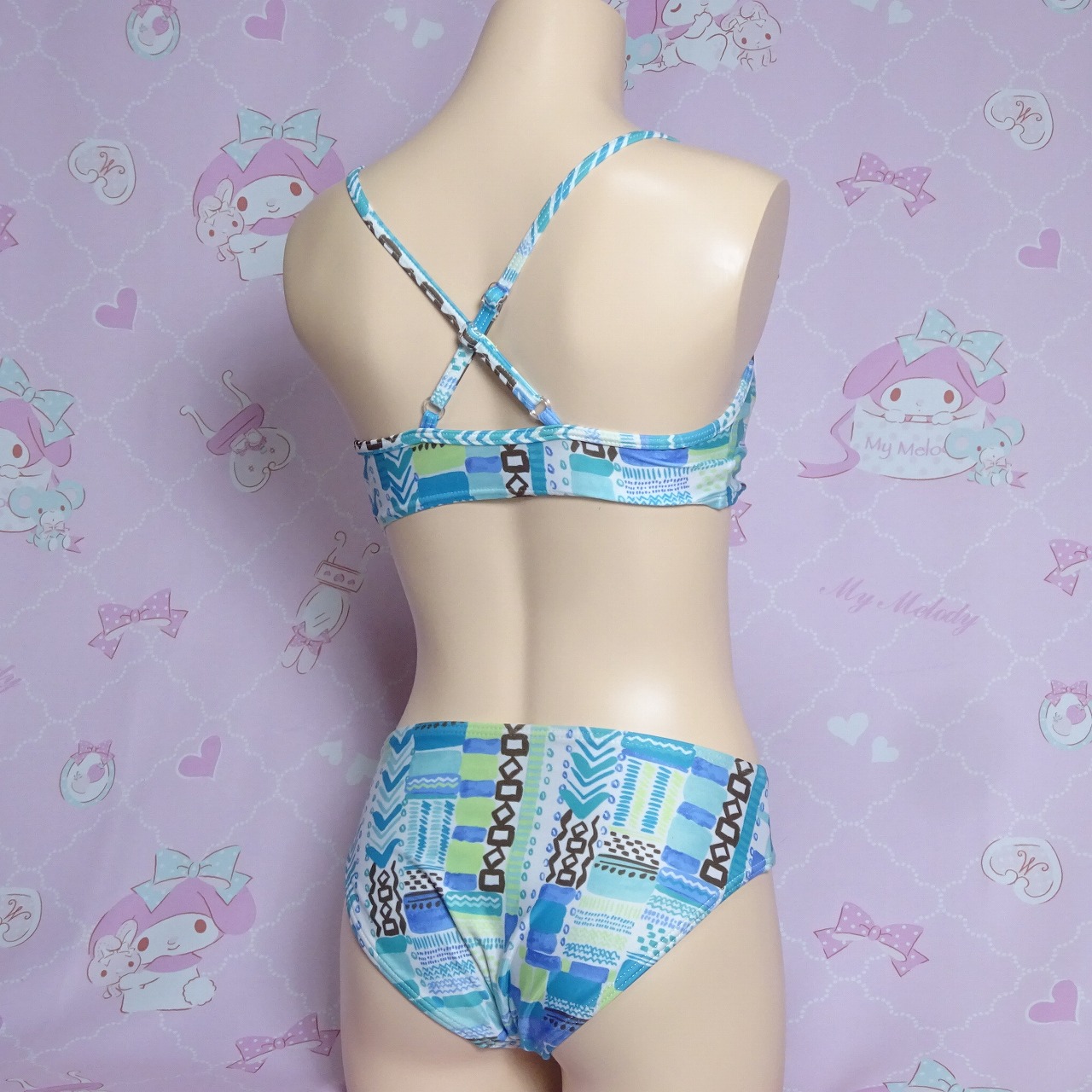 Z4298☆140サイズ ジュニア 中古 水着 - 画像 (2)