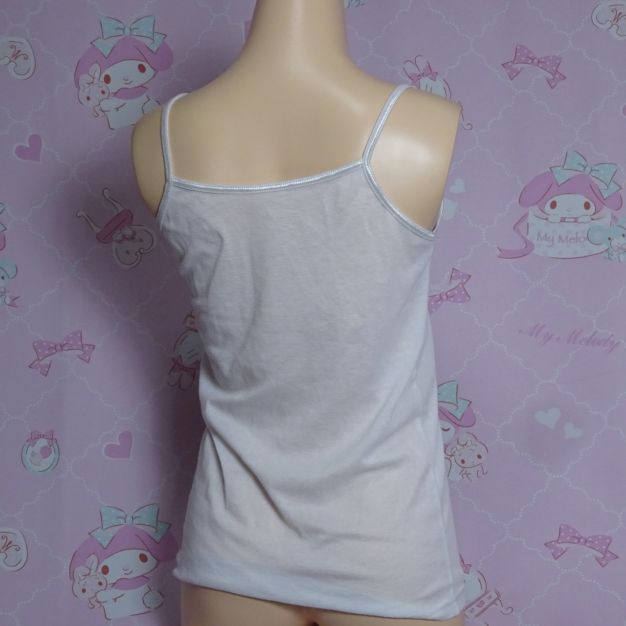 Z4329☆ティーンズアンダーウェア 150サイズ キャミソール 中古 - 画像 (2)