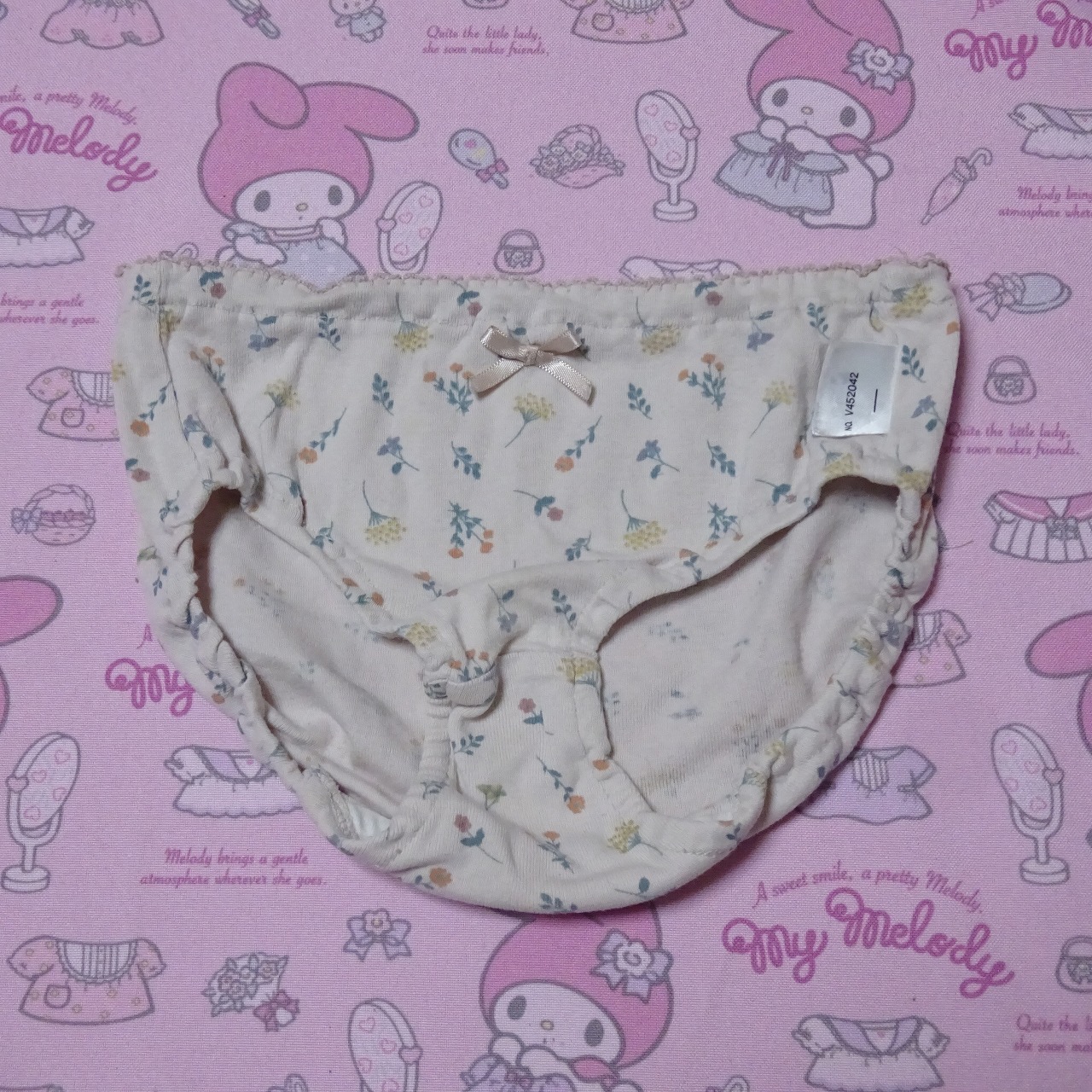 8701☆記名あり 110サイズ相当☆コットン ジュニア ショーツ