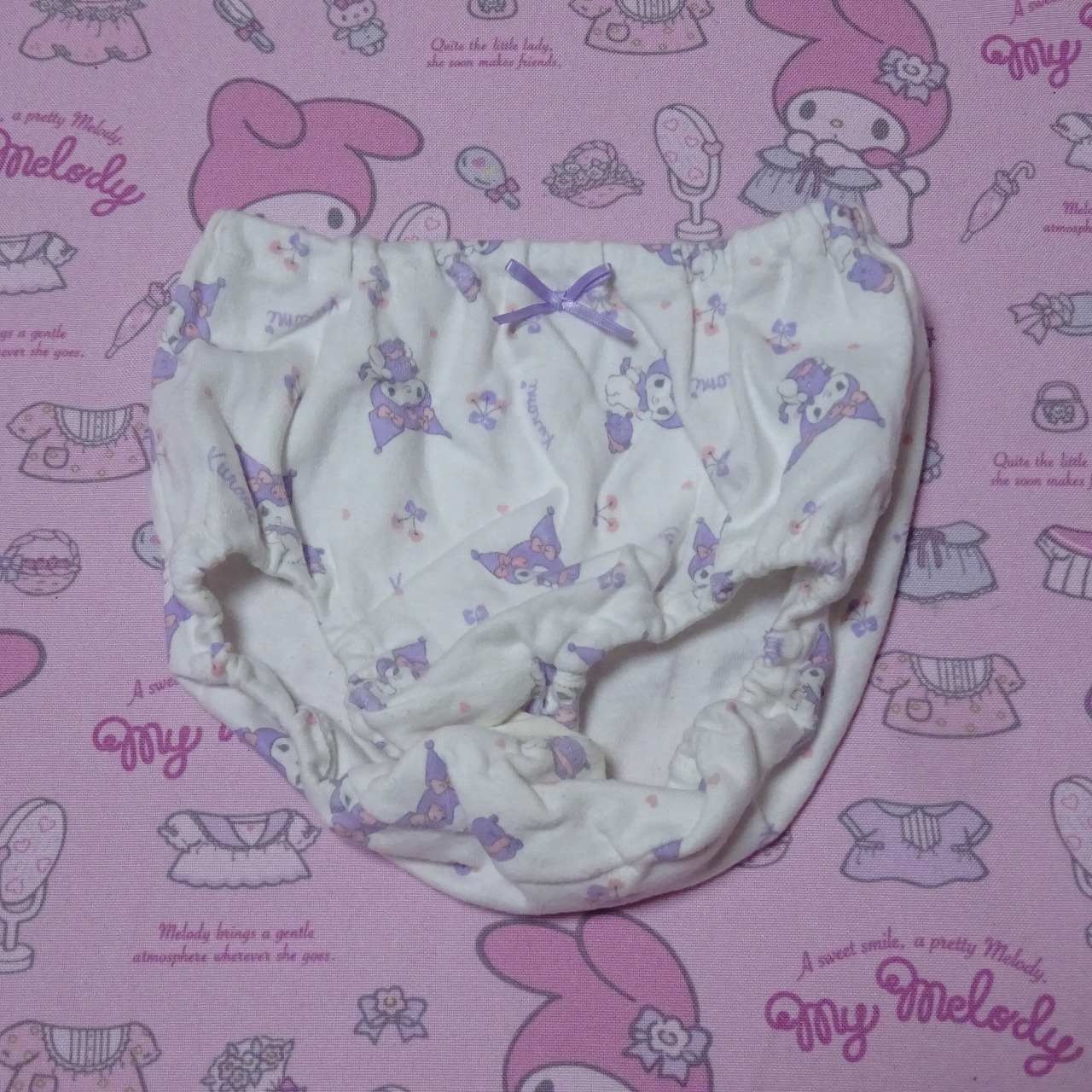 8758☆記名あり クロミちゃん 110サイズ☆コットン ジュニア ショーツ