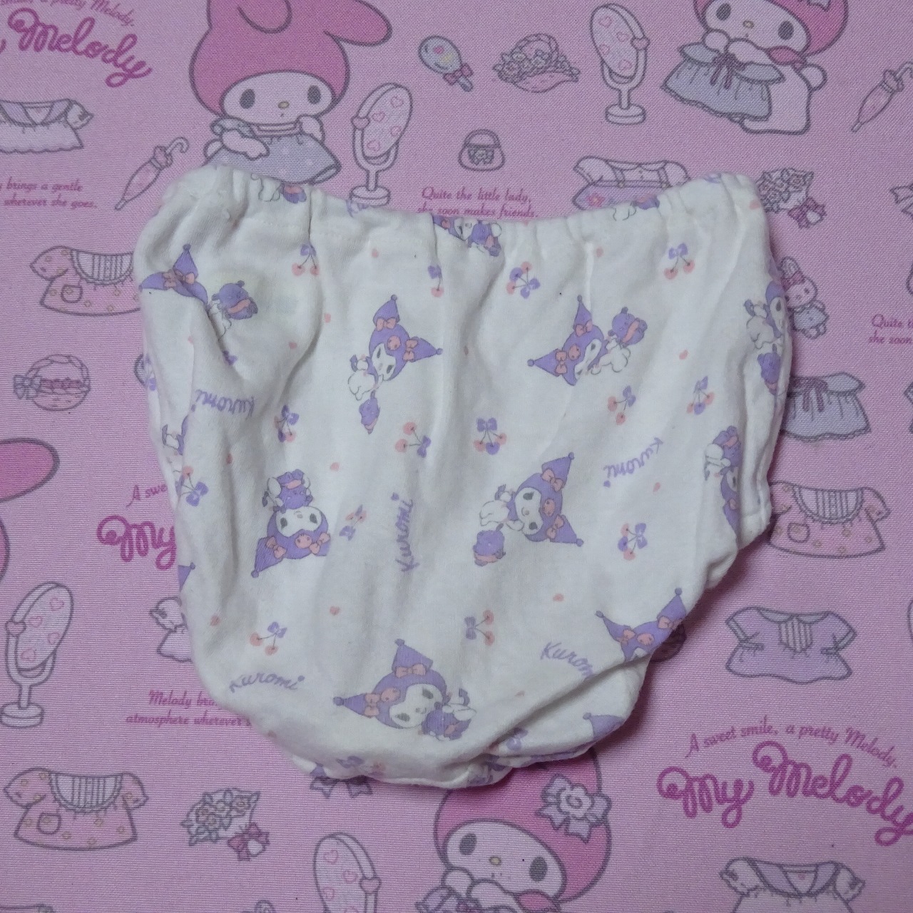 8758☆記名あり クロミちゃん 110サイズ☆コットン ジュニア ショーツ - 画像 (2)