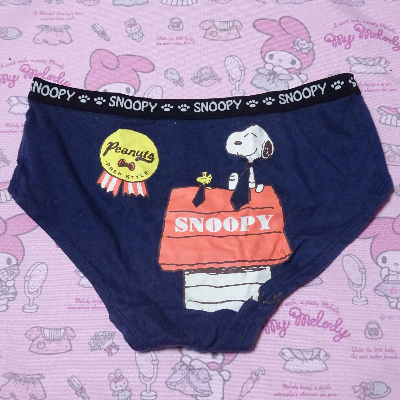 8775☆SNOOPY Mサイズ ☆コットン ジュニア ショーツ